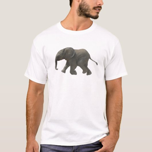 Baby-afrikanischer Elefant T-Shirt (Vorderseite)
