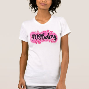Baby Airbrush-T-Shirt der 90er T-Shirt