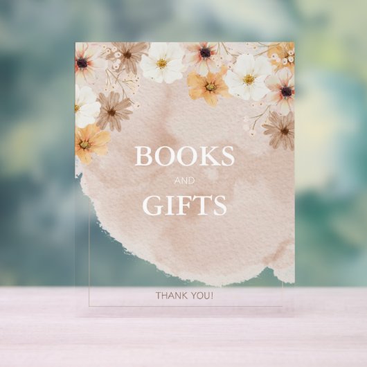 Baby-Akrylic-Geschenkzeichen Acrylschild (Neutral)