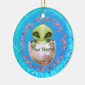 Baby Alien individuelle Name Ornament (Links)