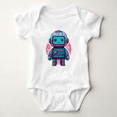 Baby Alien Stiker Baby Strampler (Vorderseite)