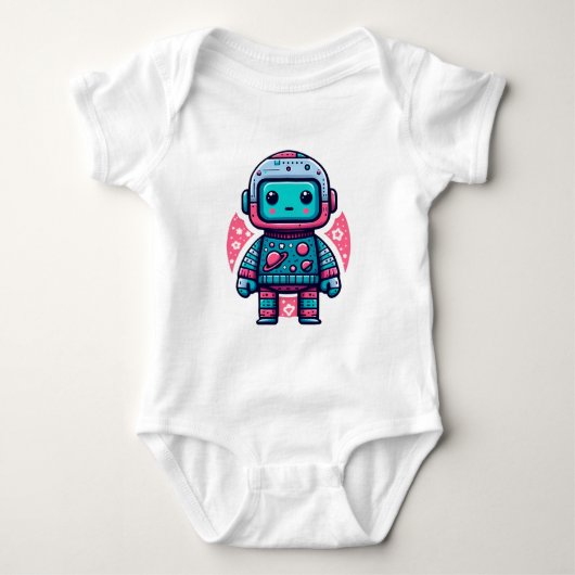 Baby Alien Stiker Baby Strampler (Vorderseite)
