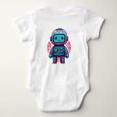 Baby Alien Stiker Strampler (Rückseite)