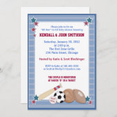 BABY ALL STARS Sports Baby Dusche Einladung (Vorne/Hinten)