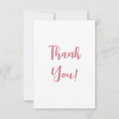 Baby Alligator hält Blumenbaby-Dusche fest Dankeskarte (Rückseite)