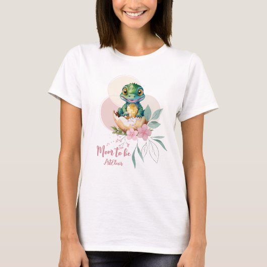 Baby Alligator Mama T-Shirt (Vorderseite)