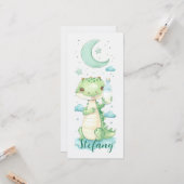 Baby Alligator Personalisiertes Lesezeichen Karte (Vorderseite/Rückseite Beispiel)