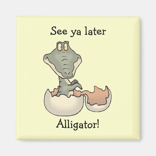 Baby Alligator-Schläge von Egg Magnet (Vorne)
