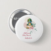 Baby Alligator Schlagknallknopf Button (Vorne & Hinten)