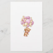 Baby Alphabet ABC Game Teddy Bear Baby Dusche (Rückseite)