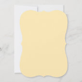 Baby Alphabet ABCs Yellow Blue Baby Dusche Einladung (Rückseite)