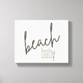 Baby am Strand. Leinwand (Vorderseite)