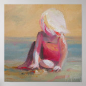 Baby am Strand Poster (Vorne)