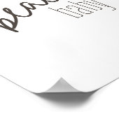 Baby am Strand. Poster & Prints (Ecke)