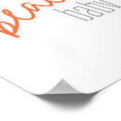 Baby am Strand. Poster & Prints (Ecke)