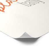 Baby am Strand. Poster & Prints (Ecke)