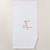 Baby am Strand. Strandtücher (Vorderseite)