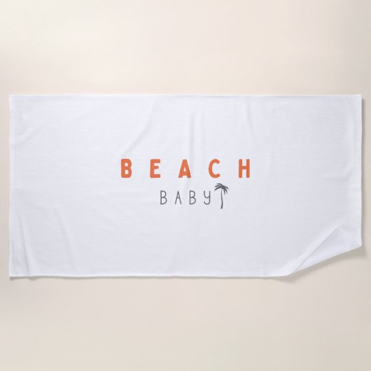 Baby am Strand. Strandtücher (Vorderseite)