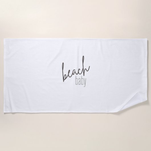 Baby am Strand. Strandtücher (Vorderseite)