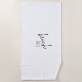 Baby am Strand. Strandtücher (Vorderseite)