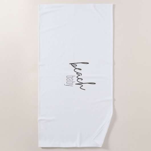 Baby am Strand. Strandtücher (Vorderseite)