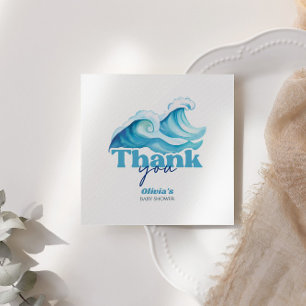 Baby an Board Baby Showdusche Vielen Dank Geschenkanhänger
