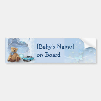 Baby an Bord (anpassbar) Autoaufkleber