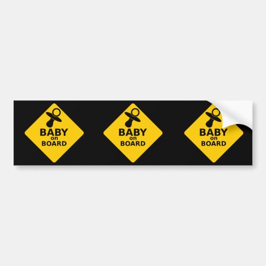 Baby an Bord Autoaufkleber (Vorne)