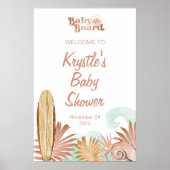 Baby an Bord Baby Dusche Begrüßungszeichen Poster (Vorne)