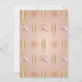 Baby an Bord Baby Dusche Einladung (Rückseite)