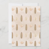 Baby an Bord Baby Dusche Einladung (Rückseite)