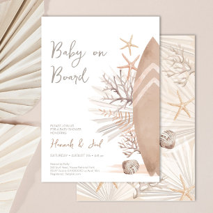 Baby an Bord Baby Dusche Einladung