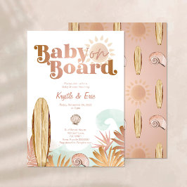 Baby an Bord Baby Dusche Einladung