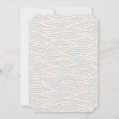 Baby an Bord Baby Dusche Einladung (Rückseite)