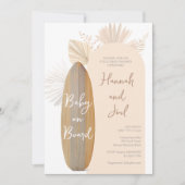 Baby an Bord Baby Dusche Einladung (Vorderseite)