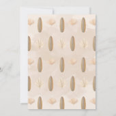 Baby an Bord Baby Dusche Einladung (Rückseite)