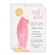 Baby an Bord Baby Dusche Einladung