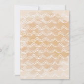 Baby an Bord Baby Dusche Einladung (Rückseite)