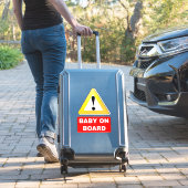 Baby an Bord - Baby Safety Sign Car Aufkleber (Koffer Insitu)