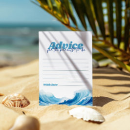 Baby an Bord Baby Shower Addon Card Einladung