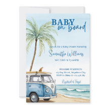 Baby an Bord Baby Shower Einladung Template Sume