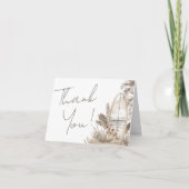 Baby an Bord Babydusche Dankeskarte (Vorderseite)