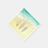 Baby an Bord Babydusche Napkins Serviette (Ecke)