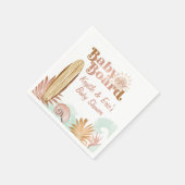 Baby an Bord Babydusche Papierplatte Serviette (Ecke)