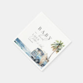 Baby an Bord Babydusche, Surf Beach Serviette (Ecke)