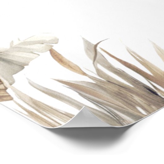 Baby an Bord Beach Baby Dusche Begrüßungszeichen Poster (Ecke)