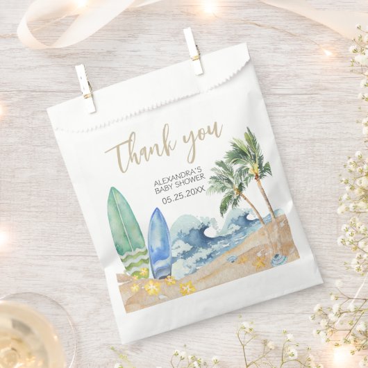 Baby an Bord Beach Baby Dusche Geschenktütchen (Ausgeschnitten)