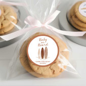 Baby an Bord Beach Baby Dusche Runder Aufkleber