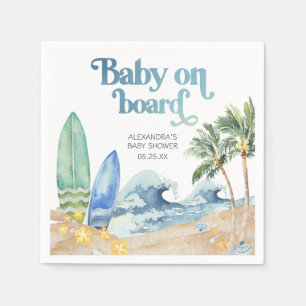 Baby an Bord Beach Baby Dusche Serviette