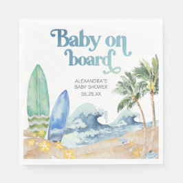 Baby an Bord Beach Baby Dusche Serviette